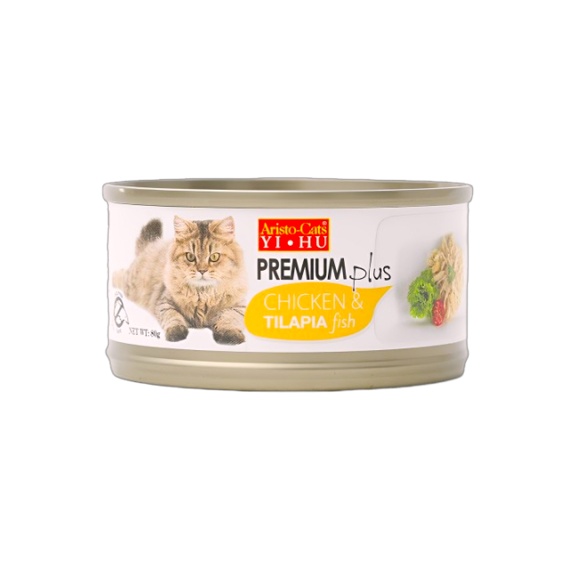 Aristo Cats Premium Plus Chicken & Tilapia Fish 80g