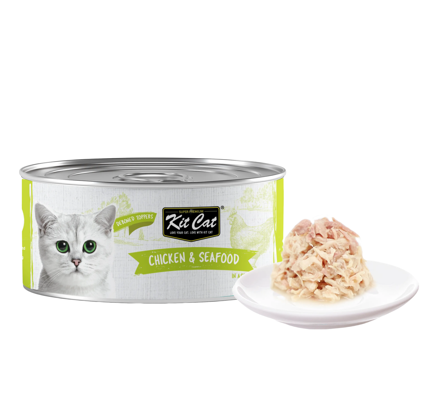 Kit Cat Deboned Chicken & Seafood 80g