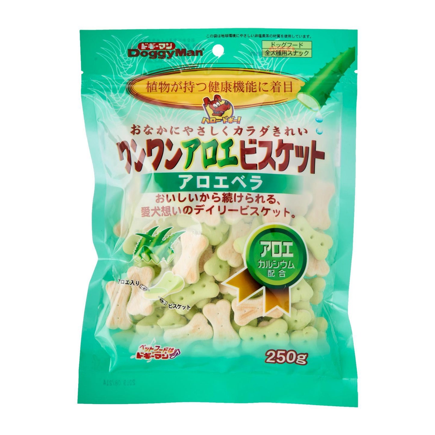Doggyman Treat Bowwow Biscuit with Aloe Tree 250g