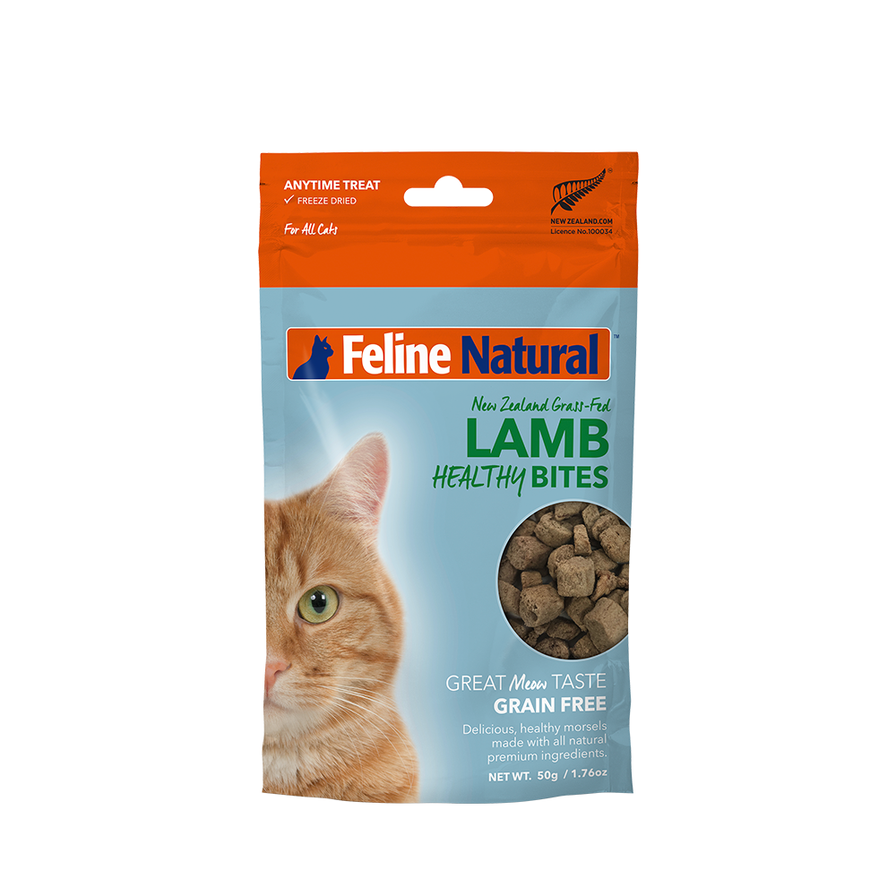 Feline Natural Treats Healthy Bites Lamb 50g