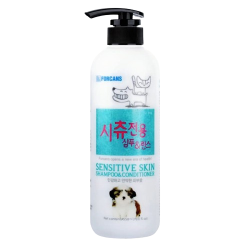 Forcans Dog Shampoo & Conditioner Sensitive Skin 550ml