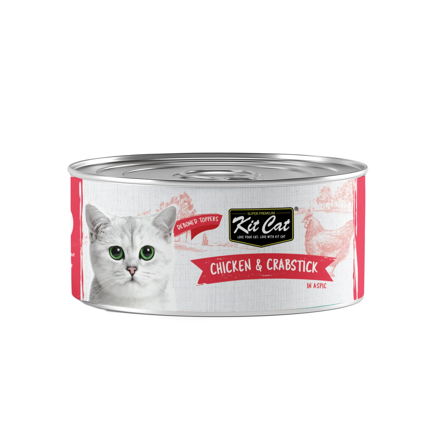Kit Cat Deboned Chicken & Crabstick 80g