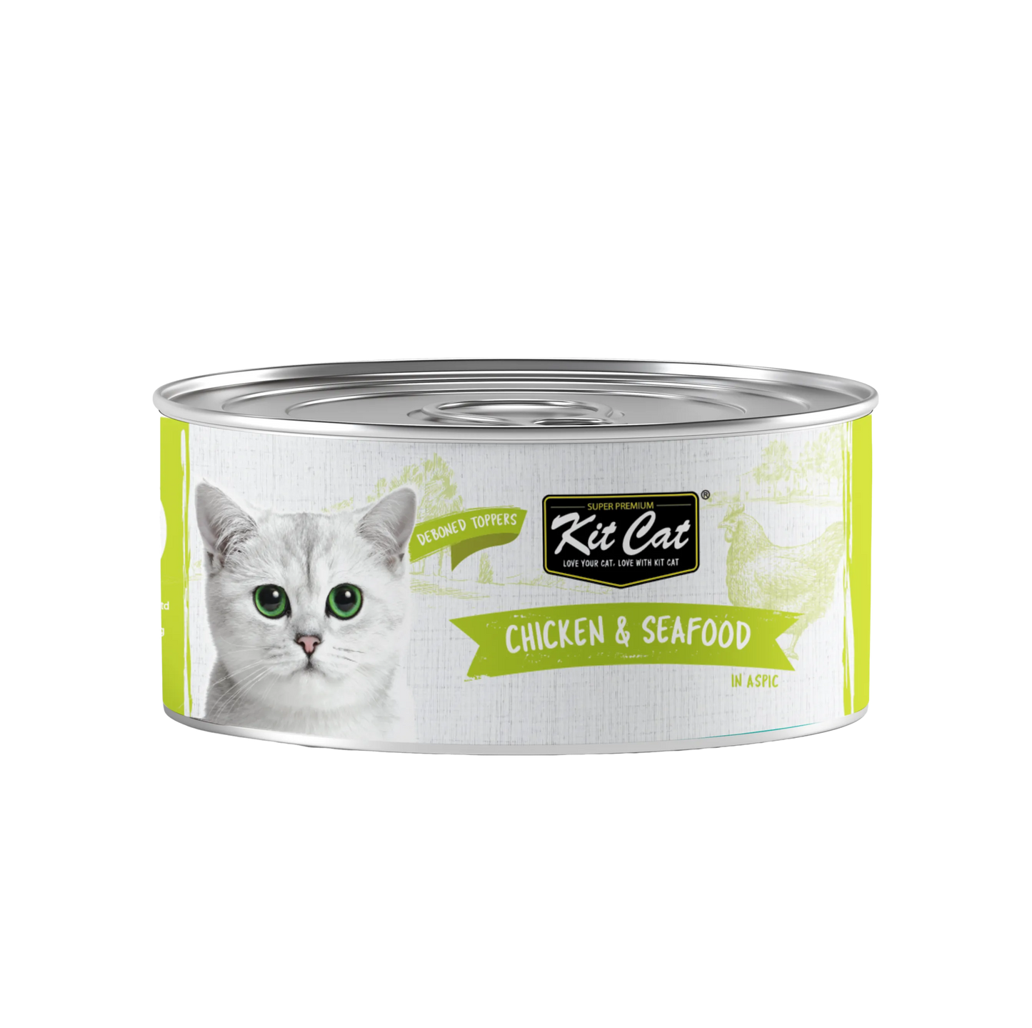 Kit Cat Deboned Chicken & Seafood 80g