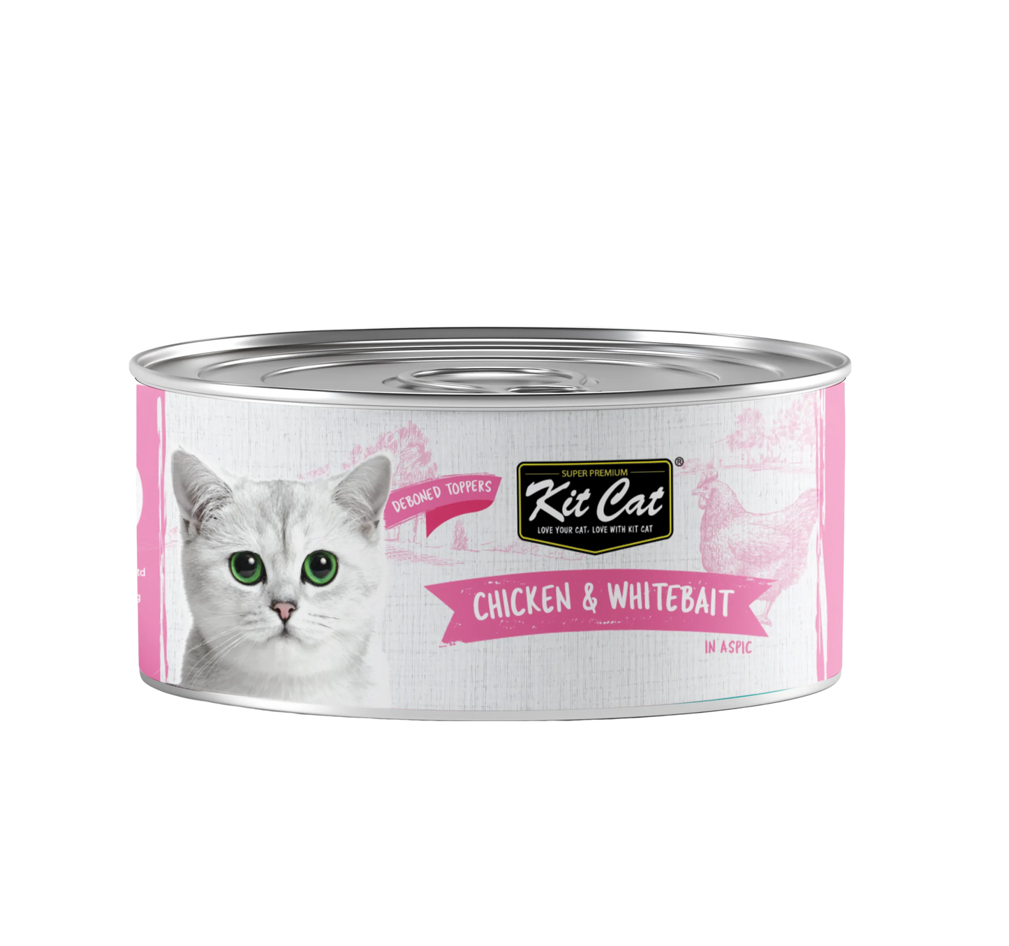 Kit Cat Deboned Chicken & Whitebait 80g