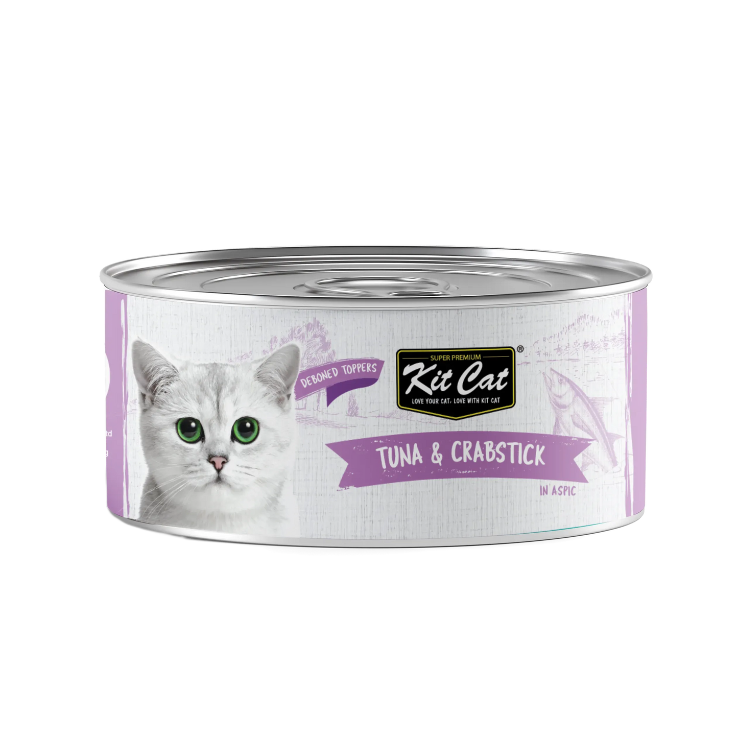 Kit Cat Deboned Tuna & Crab 80g