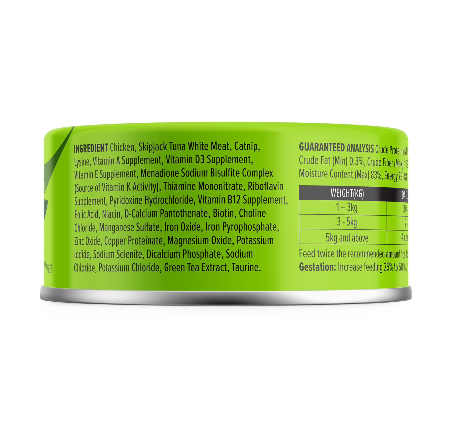 Nurture Pro Cat Food Longevity Chicken & Skipjack Tuna Meat With Catnip 80g (24 cans)