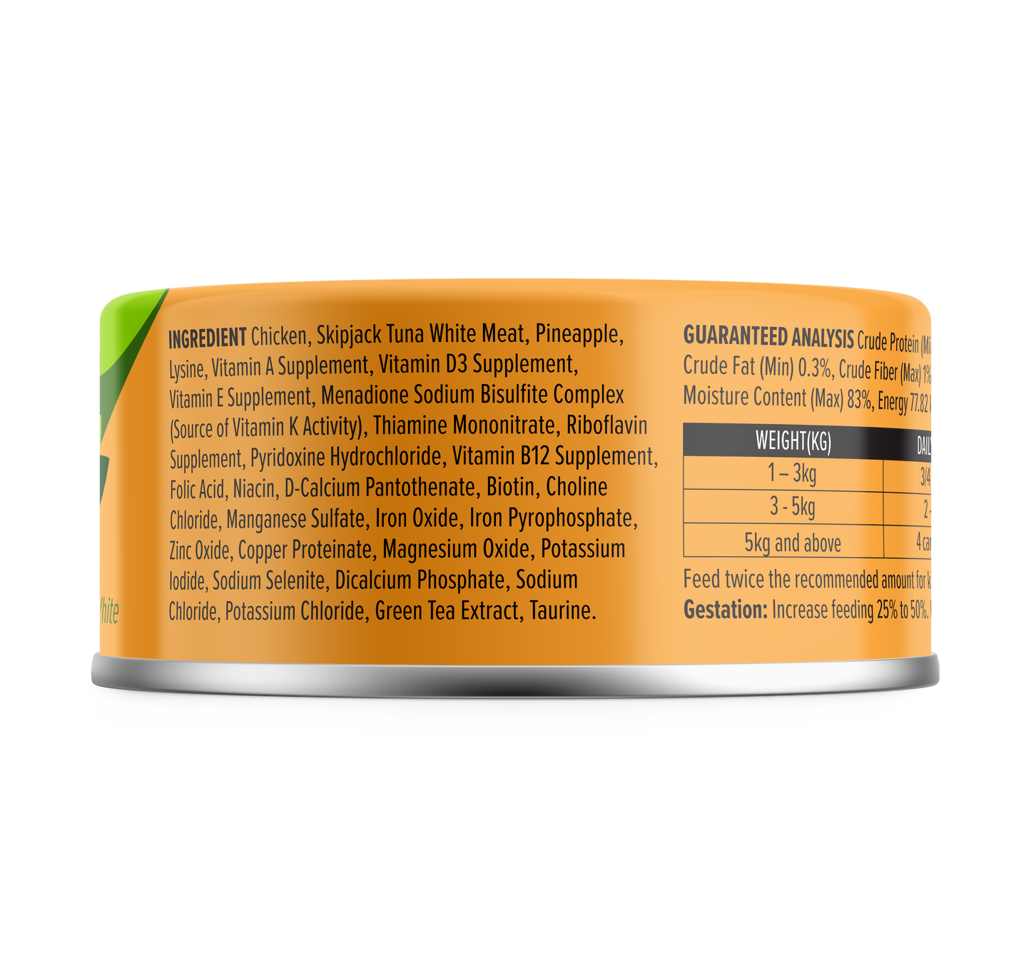 Nurture Pro Cat Food Longevity Chicken & Skipjack Tuna Meat With Pineapple 80g (24 cans)