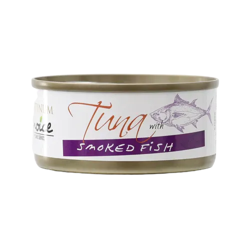 Platinum Choice Cat Canned Food Tuna w/Smoked Fish 80g