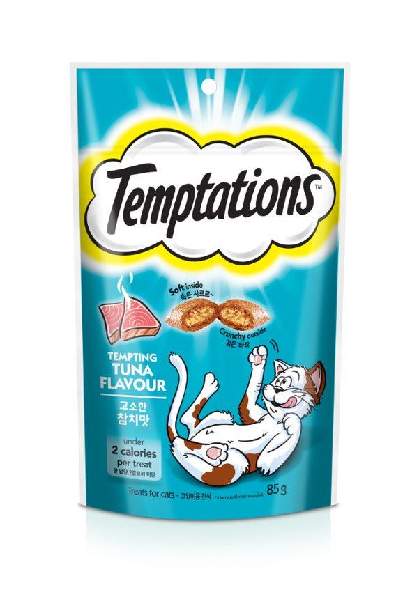 Temptations Tempting Tuna Flavour 75g (4 Packs)