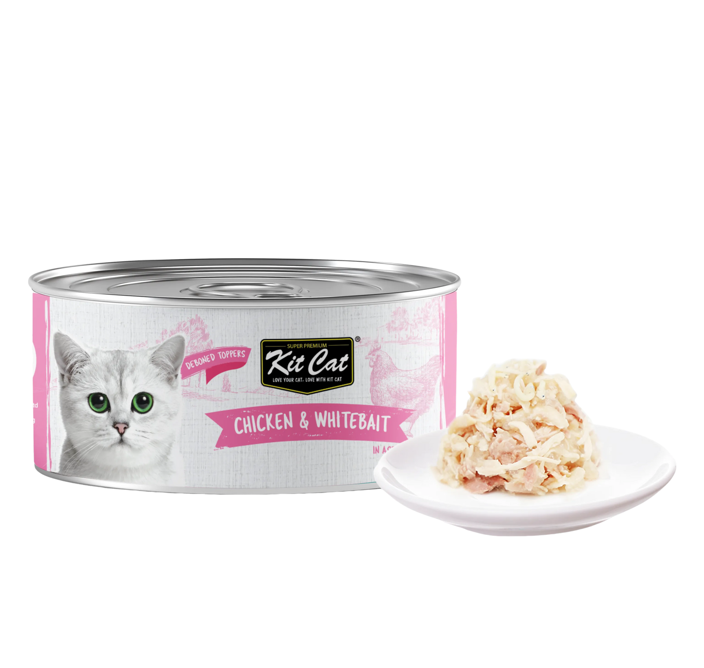 Kit Cat Deboned Chicken & Whitebait 80g