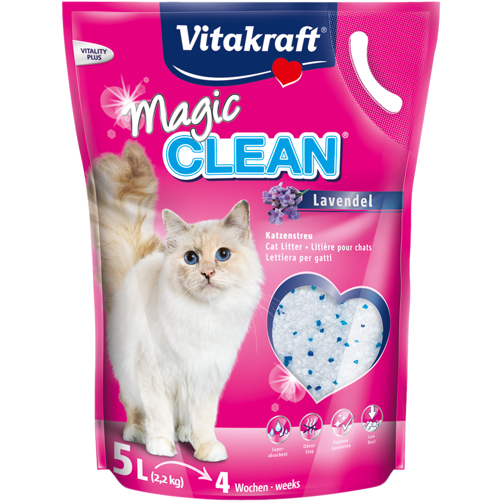 Vitakraft Magic Clean Crystal Lavender 5L