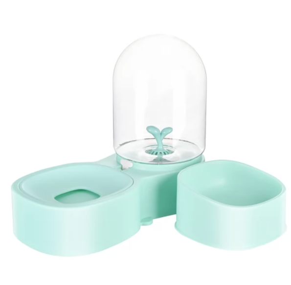 TC21 - Tom Cat Pakeway 2 In 1 Pet Feeder Mint