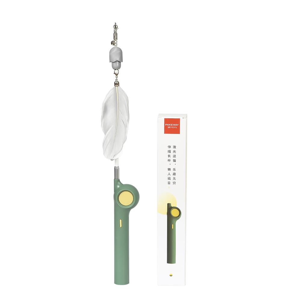 TOMTR - Tom Cat Pakeway Cat Teaser With Laser Pointer Green
