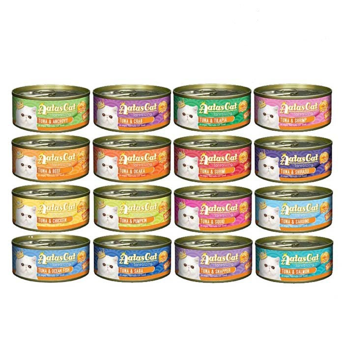 Aatas Cat Tantalizing Tuna Wet Cat Food 80g (24 cans)