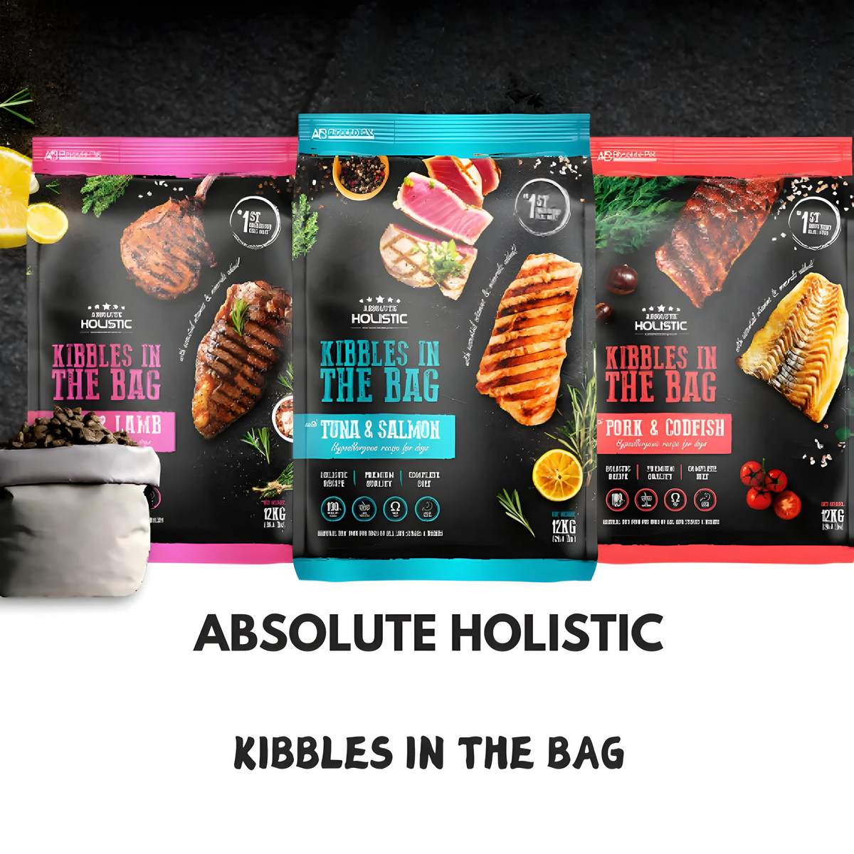 PetMaster | Absolute Holistic Dog Kibbles In the Bag Beef & Lamb 2kg ...