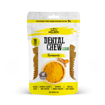 Absolute Holistic Dog Dental Multi Chew Boost Turmeric Multi Pack 160g