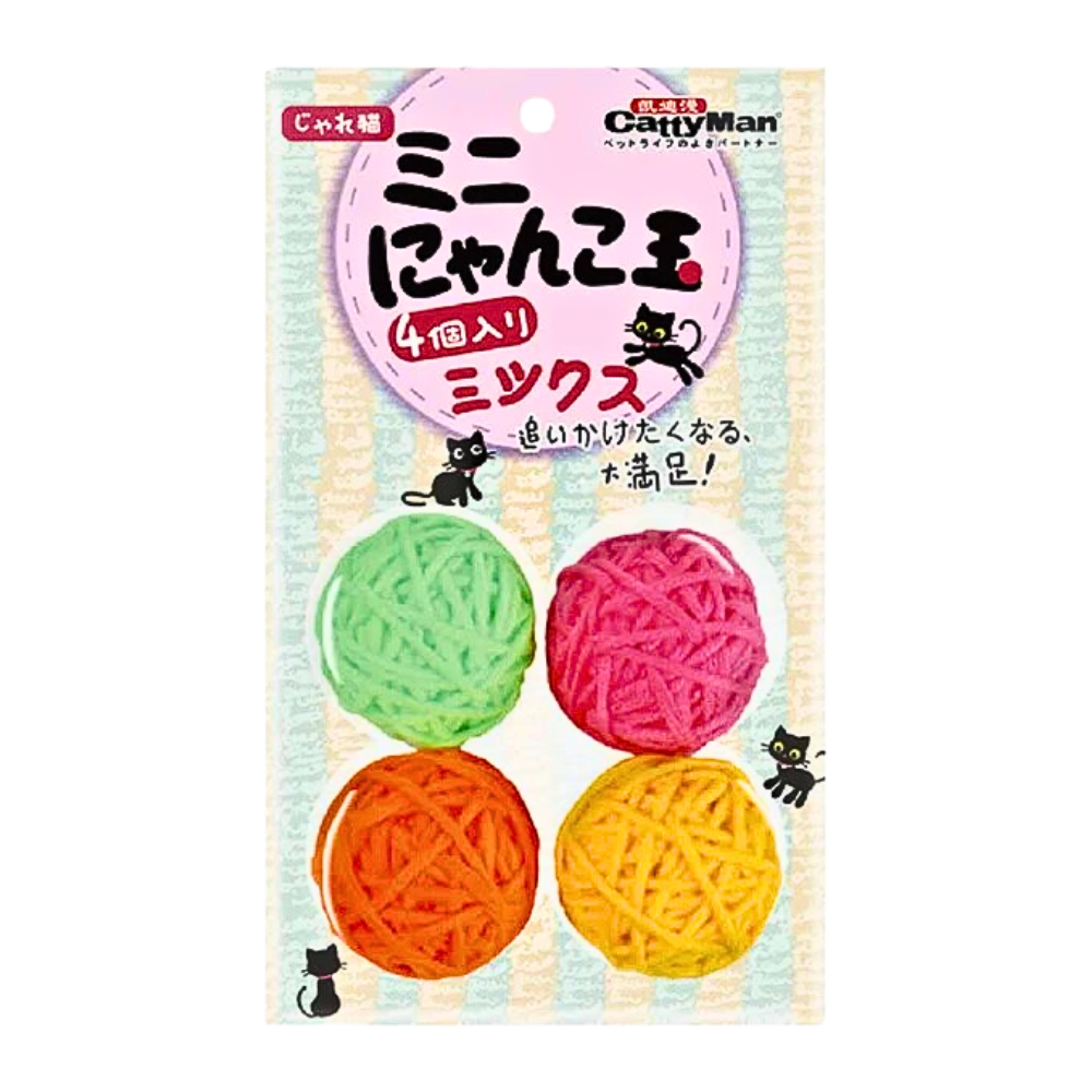 Cattyman Toy Caddice Ball 4pcs Mini