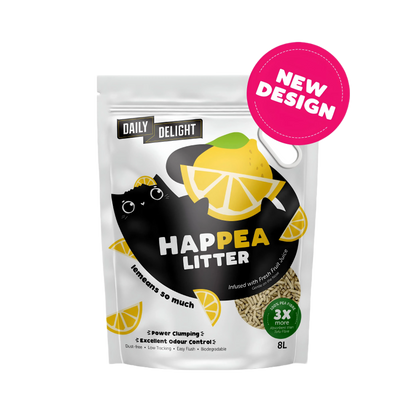 Daily Delight Happea Litter Lemon 8L