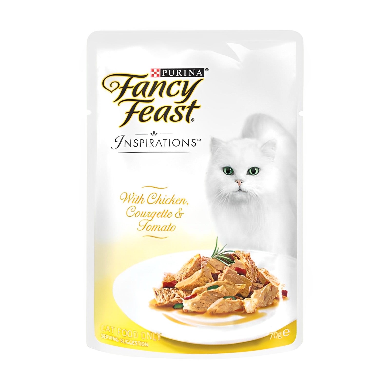 Fancy Feast Inspirations with Chicken, Courgette & Tomato 70g