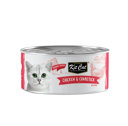Kit Cat Deboned Chicken & Crabstick 80g Carton (24 Cans)