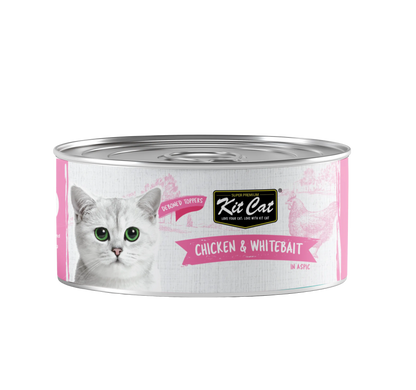 Kit Cat Deboned Chicken & Whitebait 80g Carton (24 Cans)