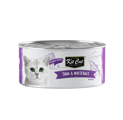 Kit Cat Deboned Tuna & Whitebait 80g Carton (24 Cans)