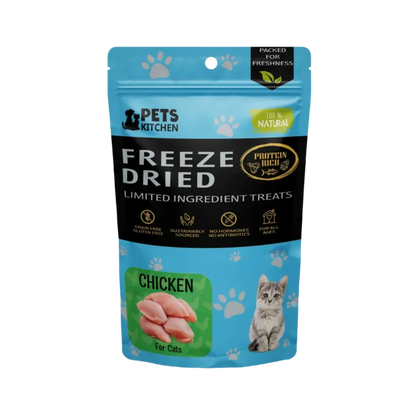Pets Kitchen Cat Treat Freeze-Dried Chicken 40g x2