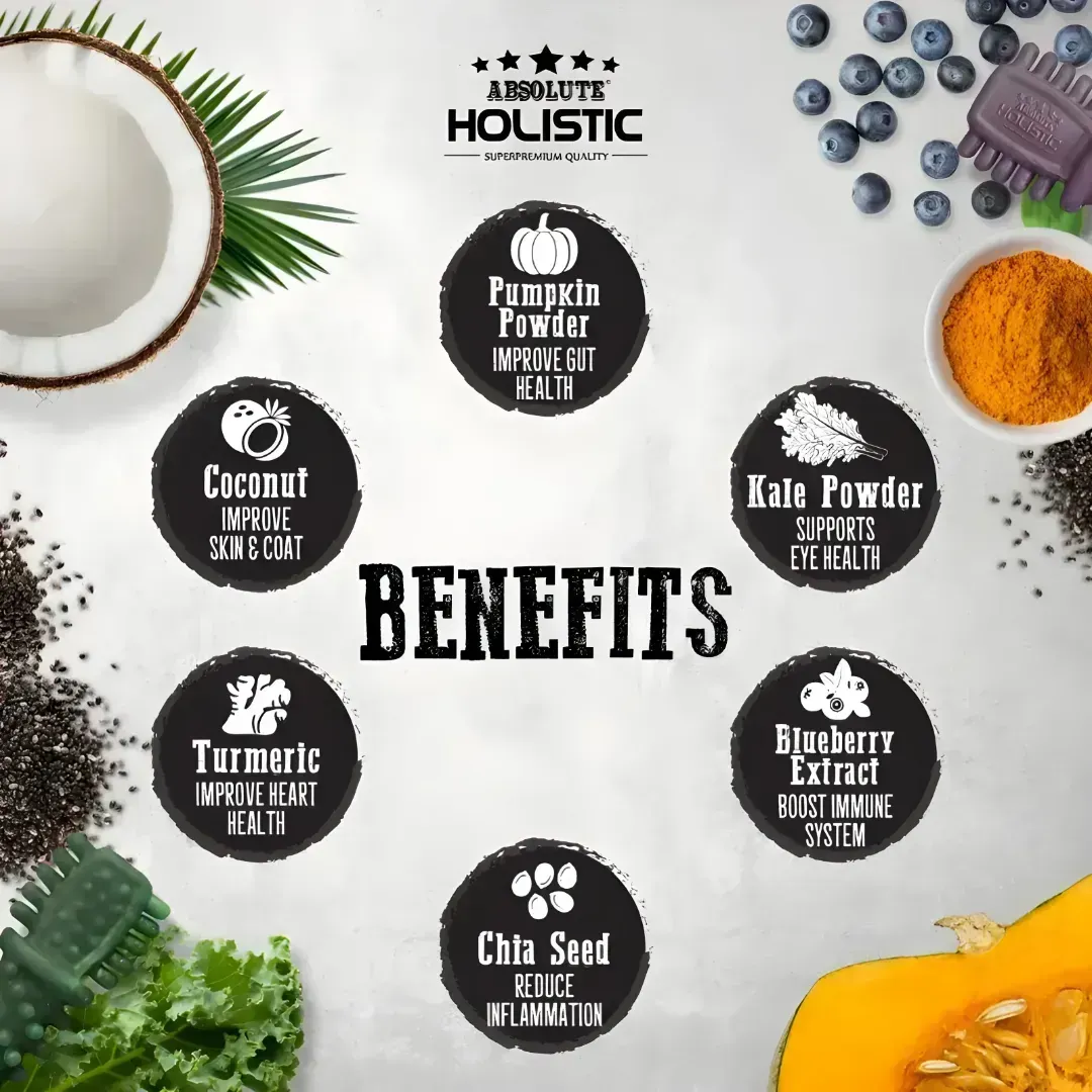 Absolute Holistic Dog Dental Multi Chew Boost Kale 160g