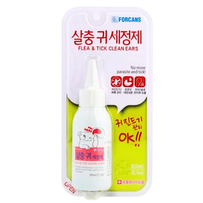 Forcans Pet Wellness Flea & Tick Ear Cleanser 80ml
