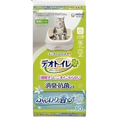 Unicharm Anti-bacterial Sheets With Natural Garden Fragrance (10pcs/Pack)
