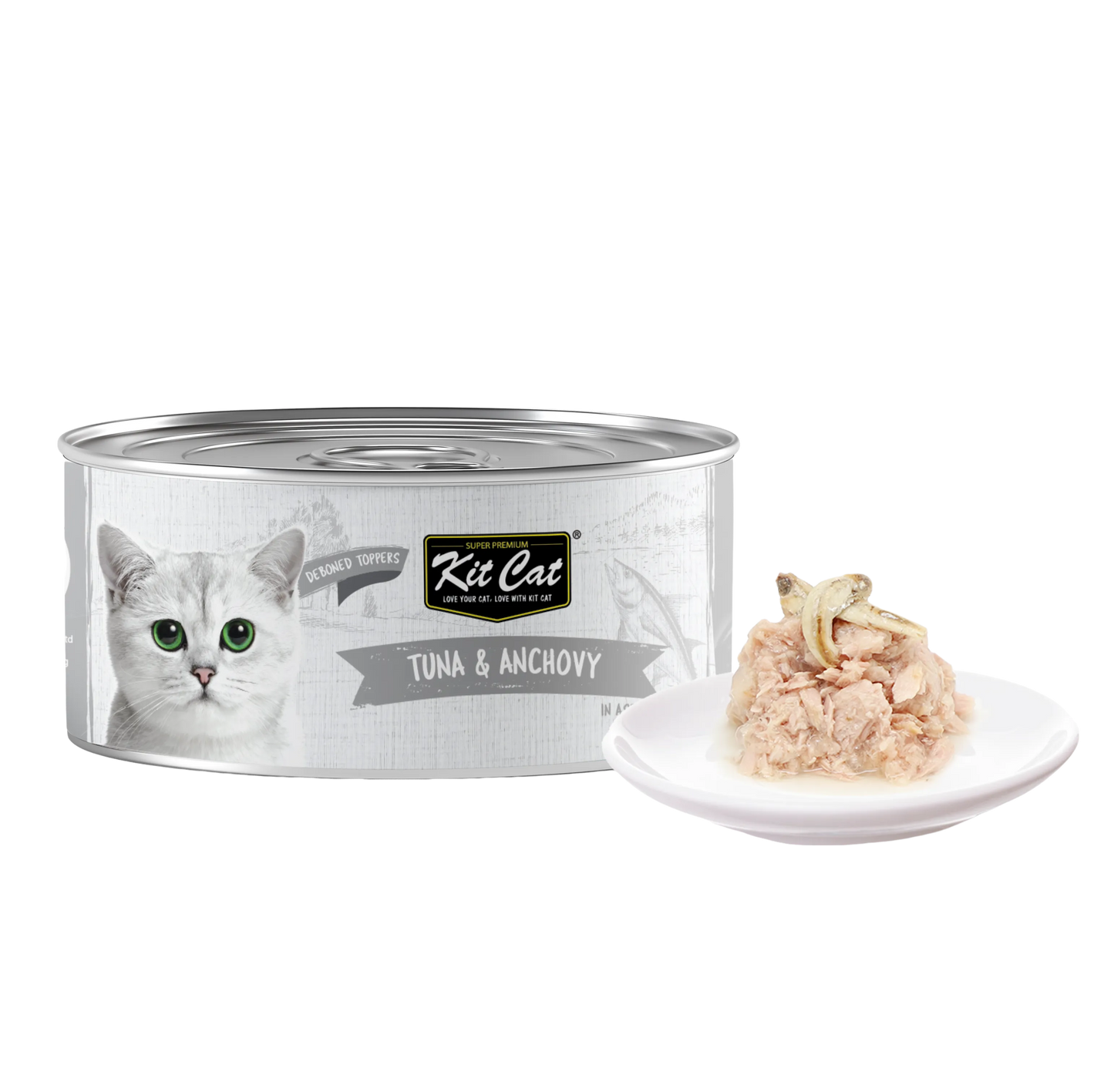 Kit Cat Deboned Tuna & Anchovy 80g