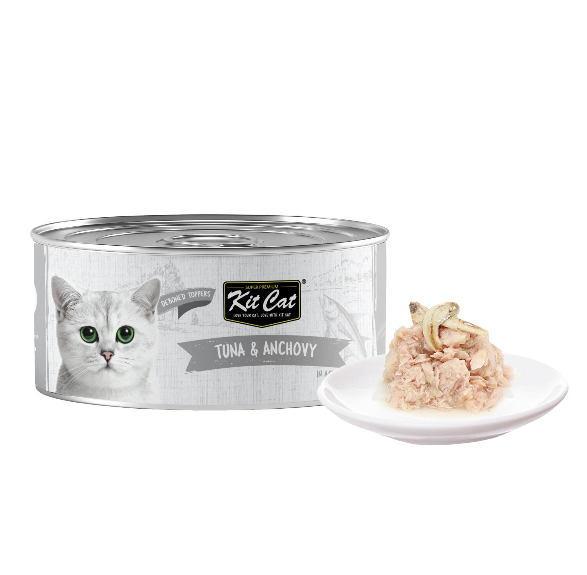 Kit Cat Deboned Tuna & Anchovy 80g