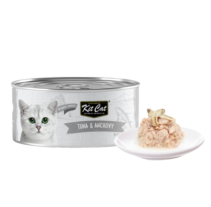 Kit Cat Deboned Tuna & Anchovy 80g