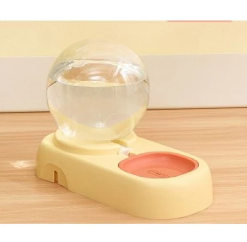 TOMP - Tom Cat Pakeway Pearl Pet Drinking Bowl Yellow